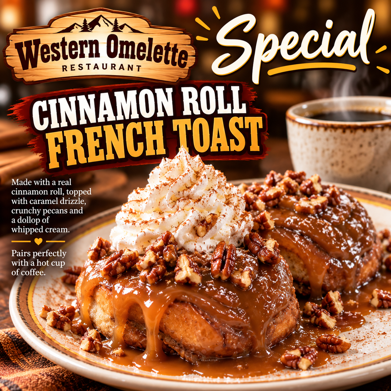✨ CINNAMON ROLL FRENCH TOAST