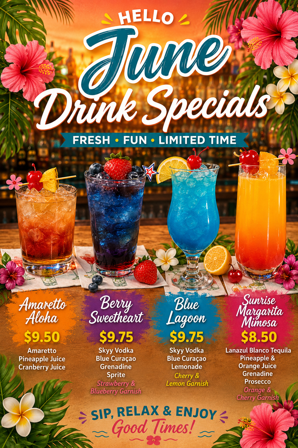 June Drink Specials